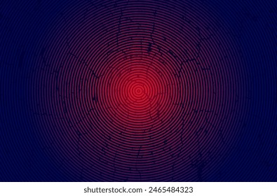 un círculo rojo y azul con un fondo negro, textura grunge patrón espiral línea de luz de diseño de efectos para el fondo y el Fondo de pantalla 