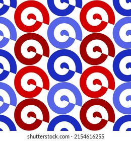 Red Blue Circle On White Background Stock Vector (Royalty Free ...