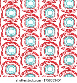 red and blue circle scribble    pattern   design backgroun for art and print  vector eps.10