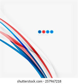 Red and blue color swirl concept, abstract background