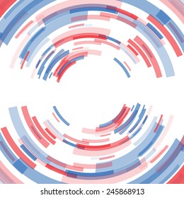 Red and Blue Corporate Identity Background Element