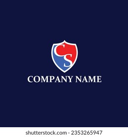 Logotipo Escudo del CS azul rojo.
Logo de la letra C y S.
Logo Escudo.