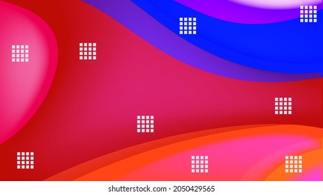 Red blue curves background nice for wallpaper banner and card