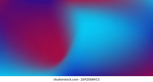 Red blue cyan color gradient abstract background.