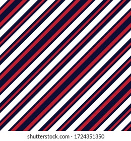 Fondo de patrón transparente rayado rojo y azul adecuado para textiles de moda, gráficos