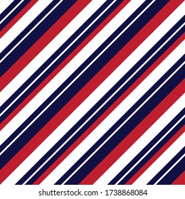 Fondo de patrón transparente rayado rojo y azul adecuado para textiles de moda, gráficos