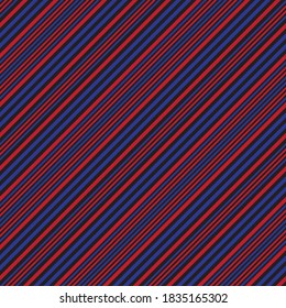 Fondo de patrón transparente rayado rojo y azul adecuado para textiles de moda, gráficos