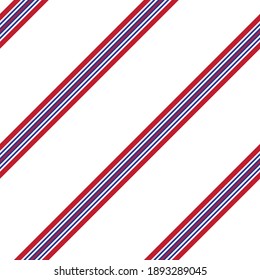 Fondo de patrón transparente rayado rojo y azul adecuado para textiles de moda, gráficos