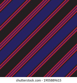 Fondo de patrón transparente rayado rojo y azul adecuado para textiles de moda, gráficos
