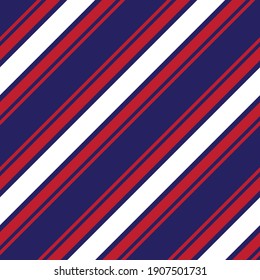 Fondo de patrón transparente rayado rojo y azul adecuado para textiles de moda, gráficos