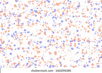 Red and blue dot background, beautifully distributed in white background - vector