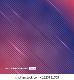 Red and Blue Elegant Halftone Modern Background Texture Composition with Gradients, Shadows and Lights