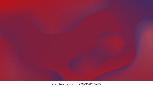 red blue fluid shape on gradient Abstract background Vector illustration
