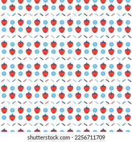 Patrón vectorial de tejido folclórico rojo y azul. Escándalo sin foco por toda la tela para el capricho del fondo. 