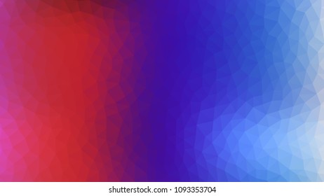 Red and Blue. Geometric design, abstract geometric triangle background, art, artistic, bright, colorful, Vector abstract polygonal pattern. Creative geometric illustration in low poly style. EPS 10