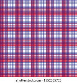 Red and Blue Gingham. Vector illustrations. Texture from squares/ rhombus for - tablecloths, blanket, plaid, cloths, shirts, textiles, dresses, paper, posters.