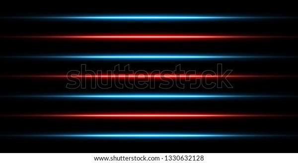 赤と青の輝くネオンライト線抽象的バナー壁紙背景テンプレート ベクター画像 のベクター画像素材 ロイヤリティフリー