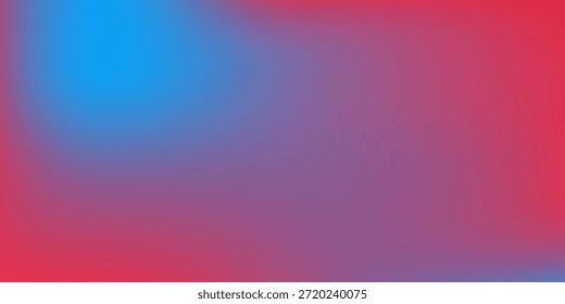 Gradaciones rojas y azules con transición suave.