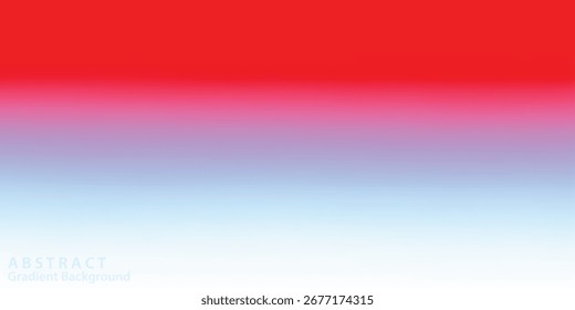 Fundo de gradiente vermelho a azul, design abstrato suave, estilo moderno, transição suave, humor minimalista, calmo e vibrante