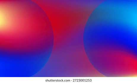 Red blue gradient mesh abstract background  with ellipses nice for wallpaper or banner