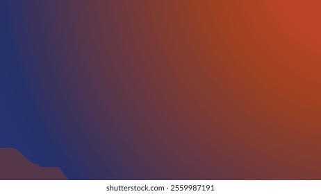 Red and blue gradient smooth abstract background for backdrop or presentation