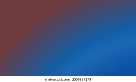 Red and blue gradient smooth abstract background for backdrop or presentation