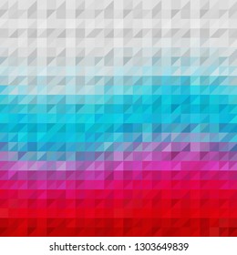 red blue gray triangles. polygonal style. vector abstract geometric background 