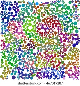 Red blue green dot on white business abstract background