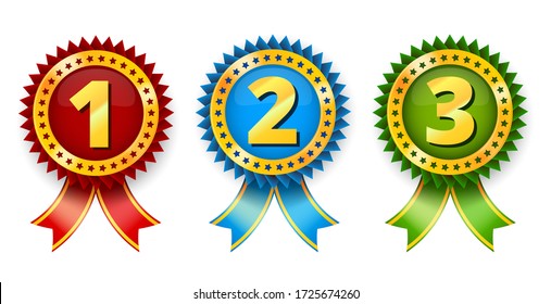 1,010 First second third place green Images, Stock Photos & Vectors ...