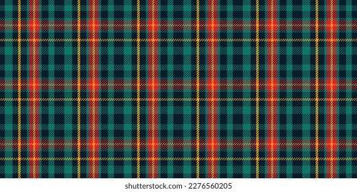 Red, blue, green plaid. Vector illustration. Fabric pattern.