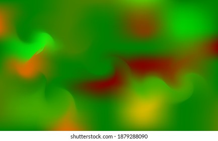 Red, blue and green wallpaper. Soft and blurred wrapped abstract gradient background.
