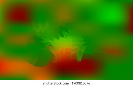Papel rojo, azul y verde. Fondo de gradiente abstracto suave y borroso.