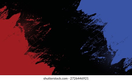 fundo grunge vermelho e azul