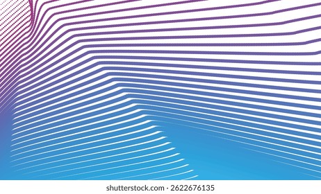 Red and blue halftone abstract background