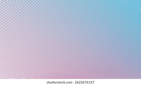 Red and blue halftone abstract background