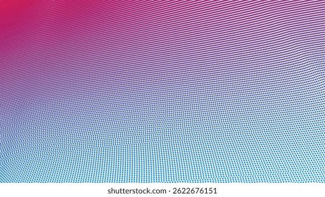 Red and blue halftone abstract background