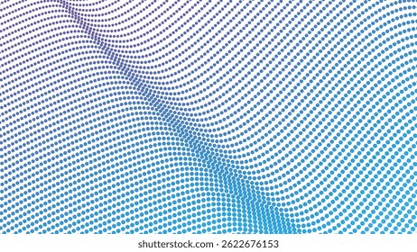 Red and blue halftone abstract background