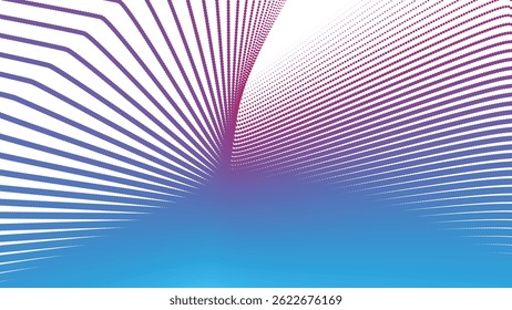 Fondo abstracto de semitono rojo y azul