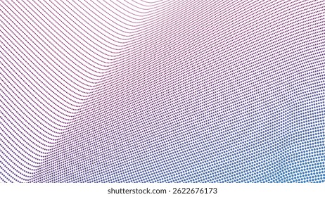 Fondo abstracto de semitono rojo y azul