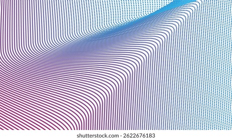Roter und blauer abstrakter Halbtonhintergrund