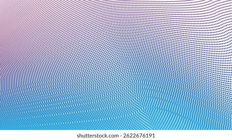 Fundo abstrato de meio-tom vermelho e azul