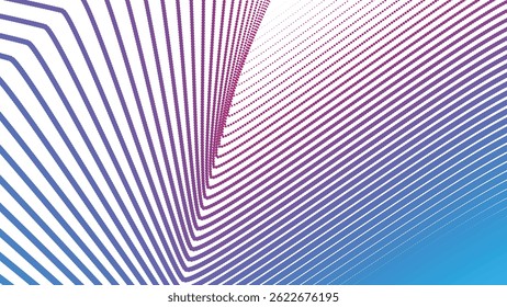 Fundo abstrato de meio-tom vermelho e azul