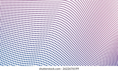 Red and blue halftone abstract background