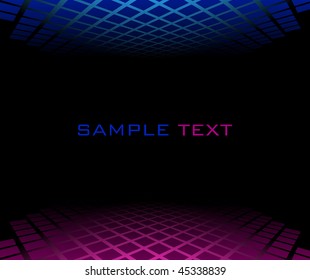 red blue halftone background; clip-art