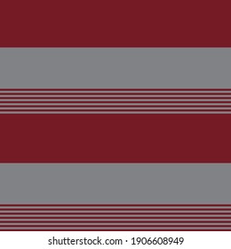 Red and Blue Horizontal striped seamless pattern background suitable for fashion textiles, graphics