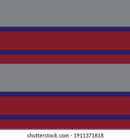 Red and Blue Horizontal striped seamless pattern background suitable for fashion textiles, graphics