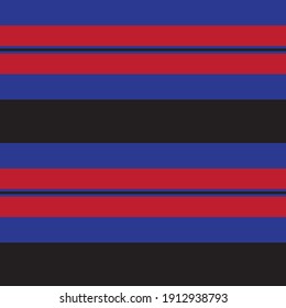 Rojo y azul Horizontal rayado fondo de patrón sin soldadura adecuado para textiles de moda, gráficos