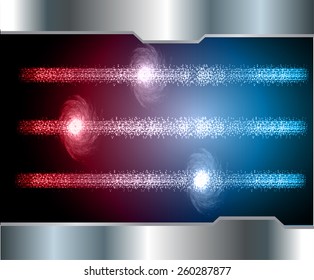 Red blue Light Abstract Technology background for computer graphic website business and internet,  silver background.