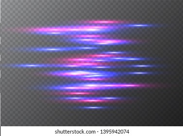 Red Blue Lines Special Effect Glowing Stock Vector (Royalty Free ...