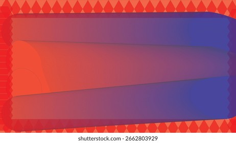 Red and blue mesh with blended transparency effect